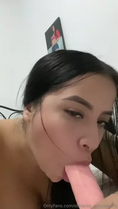 Stefania Gonzalez Sugadinha on a Rubber Stick