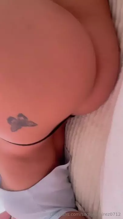 Samy Ramirez, a delight with the tattooed ass in a spicy video